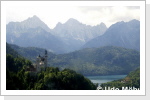 Schloß Neuschwanstein bei Füssen im Allgäu