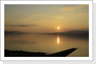 Bodensee Abendstimmung von Halbinsel Reichenau aus gesehen